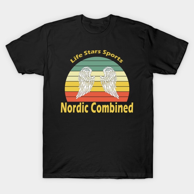 Retro Nordic Combined T-Shirt by Usea Studio